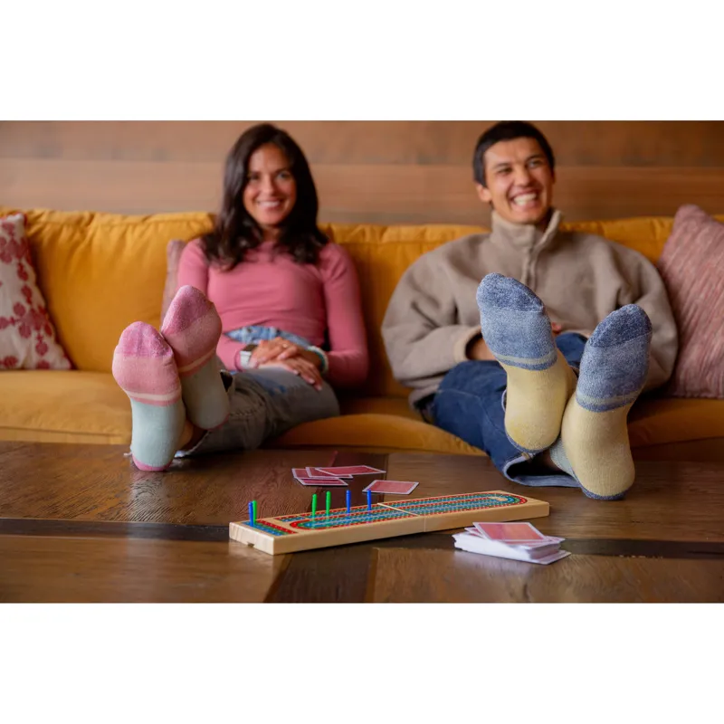 Darn Tough Women's Home Base No Show Heavyweight Socks with Full Cushion Honeydew-5