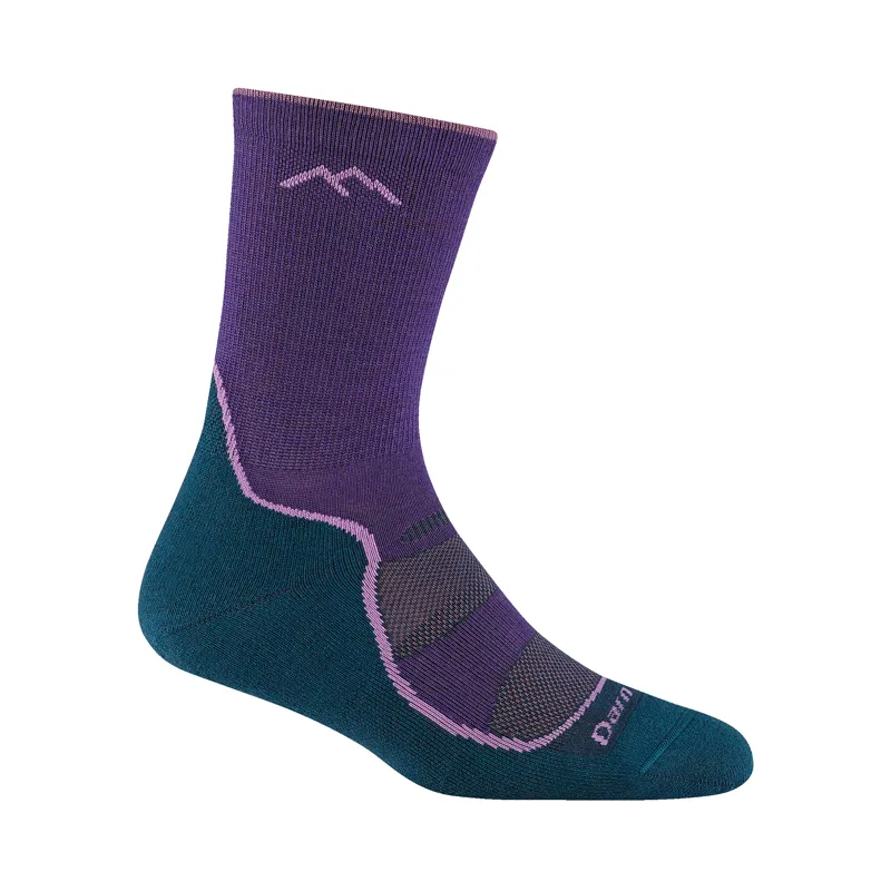 Darn Tough Womens Light Hiker Micro Crew Light Cushion Grape