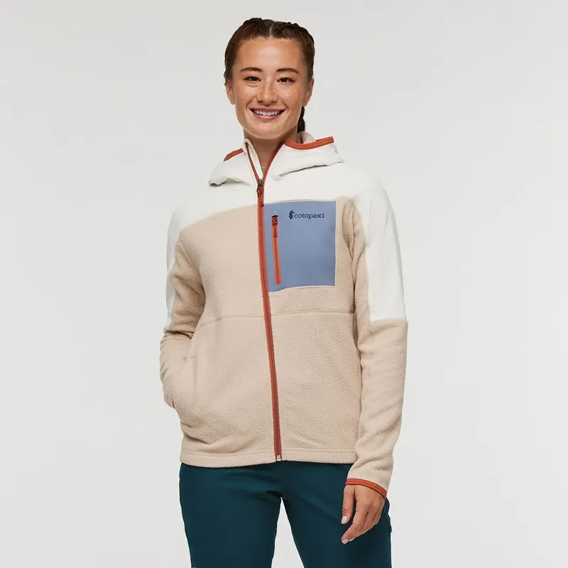 Cotopaxi Women's Abrazo Hooded Full-Zip Fleece Bone Oatmeal-6