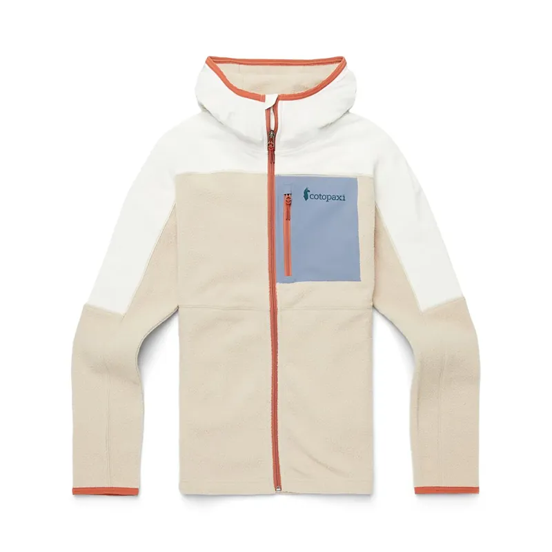 Cotopaxi Women's Abrazo Hooded Full-Zip Fleece Bone Oatmeal