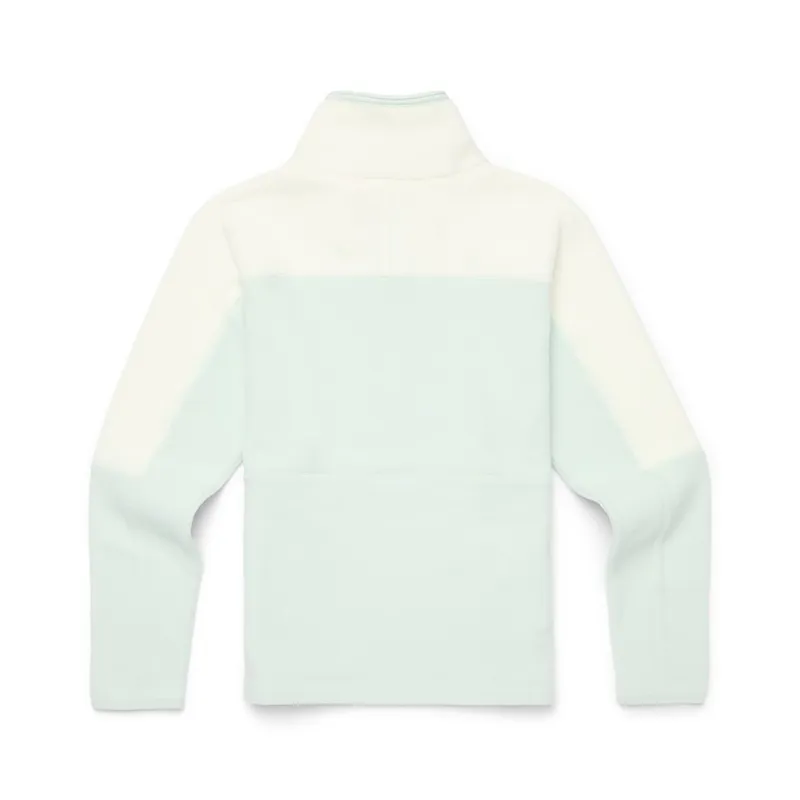 Cotopaxi Women's Abrazo Hooded Half-Zip Fleece Dew Foam-1