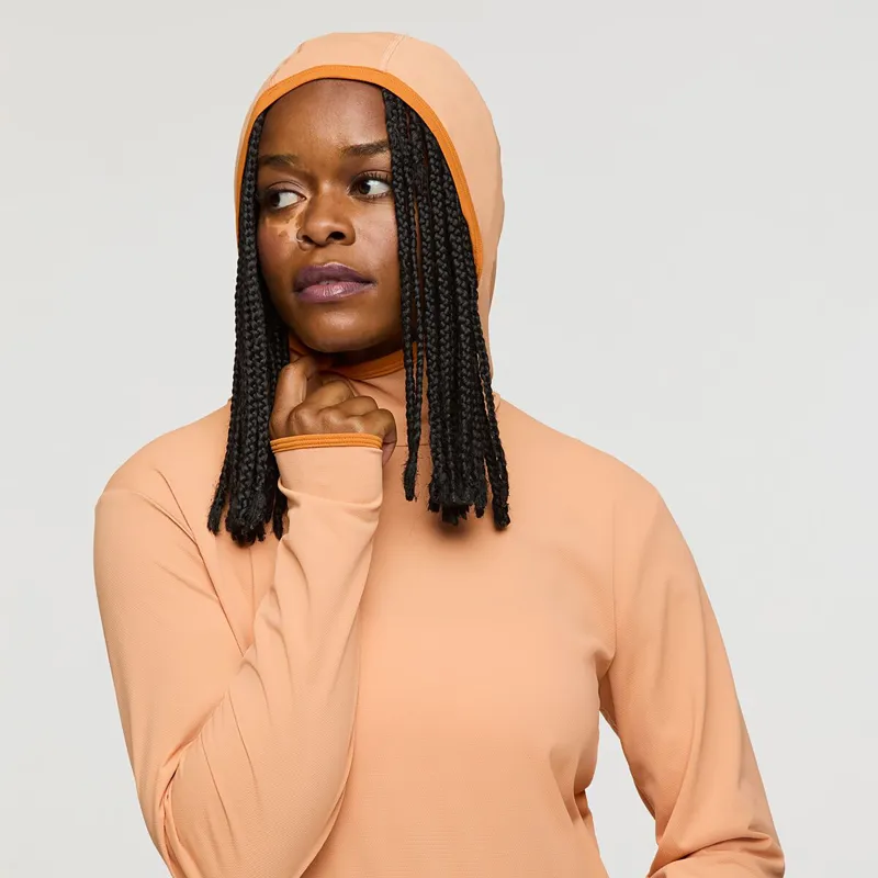 Cotopaxi Women's Sombra Sun Hoodie Apricot-2