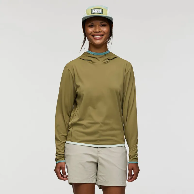 Cotopaxi Women's Sombra Sun Hoodie Moss-4