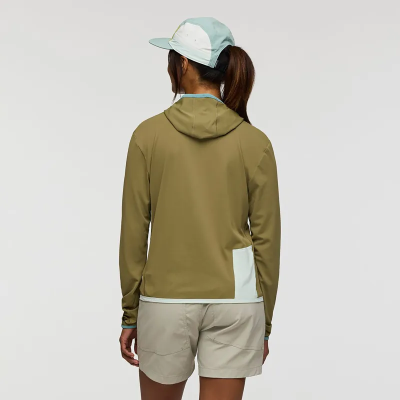 Cotopaxi Women's Sombra Sun Hoodie Moss-5