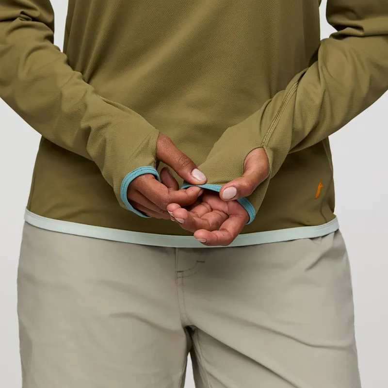 Cotopaxi Women's Sombra Sun Hoodie Moss-6