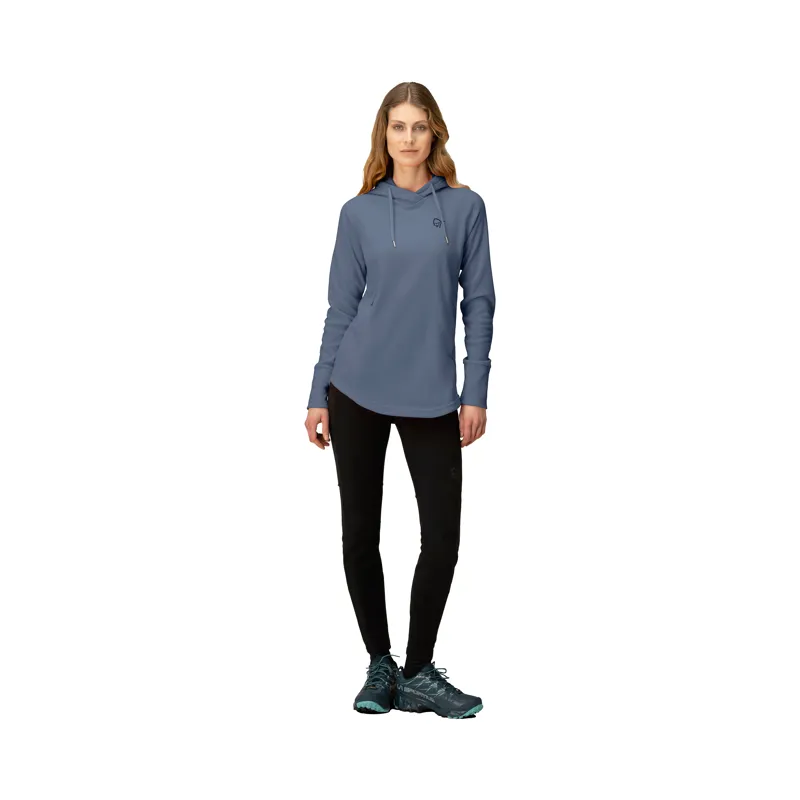 Norrona Women's Femund Warm2 Hooded Fleece Indigo-2