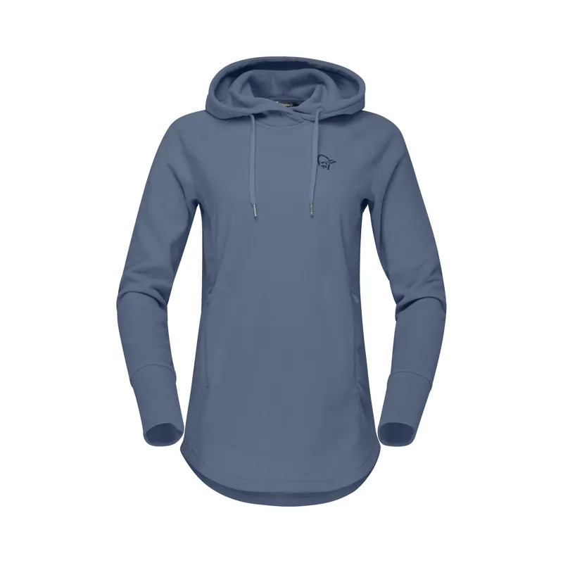 Norrona Women's Femund Warm2 Hooded Fleece Indigo