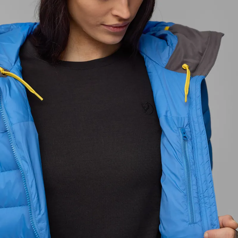 Fjallraven Women's Exped Pack Down Hoody Breeze Blue-10