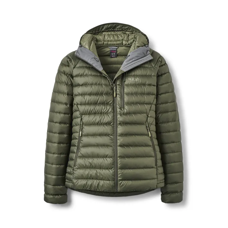 Rab Womens Microlight Alpine Jacket Army