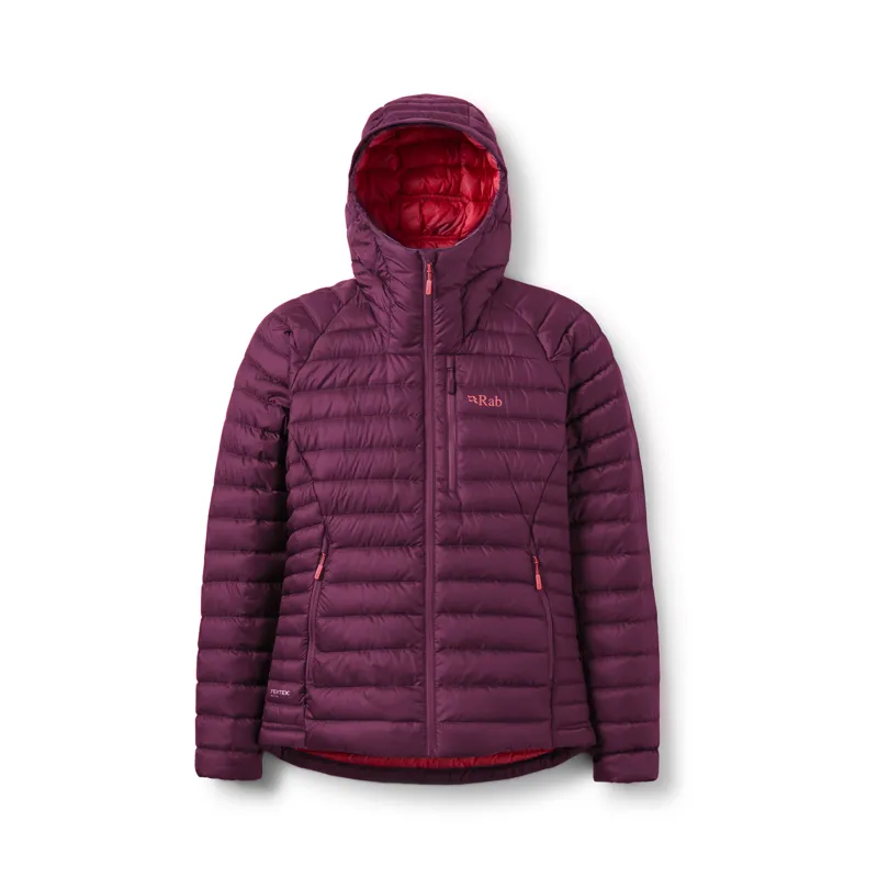 Rab Womens Microlight Alpine Jacket Mulberry