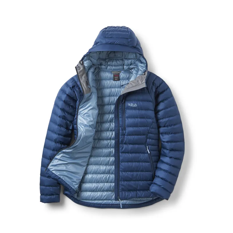 Rab Womens Microlight Alpine Jacket Tempest Blue-2