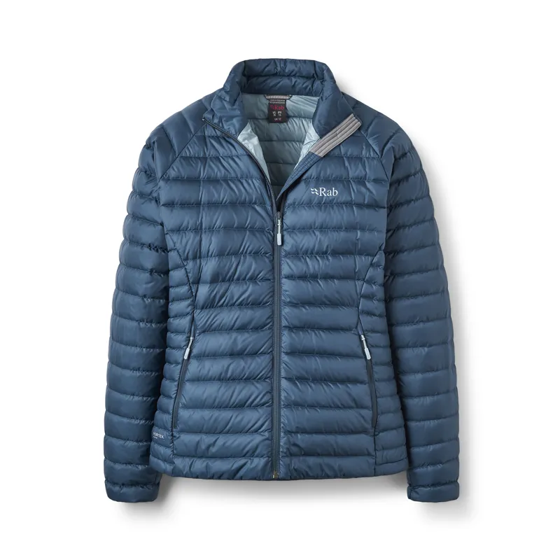 Rab Womens Microlight Jacket Tempest Blue