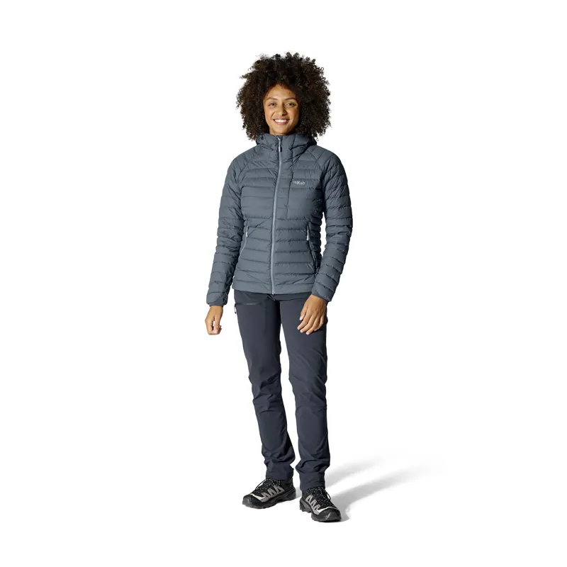 Rab Women's Microlight Windstopper Hoodie Steel-2
