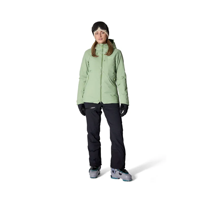Rab Women's Optical Down Jacket Dark Fig Green-3