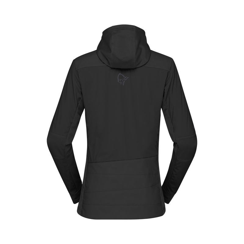 Norrona Women's Falketind Alpha90 Insulated Zip Hoodie Caviar-1