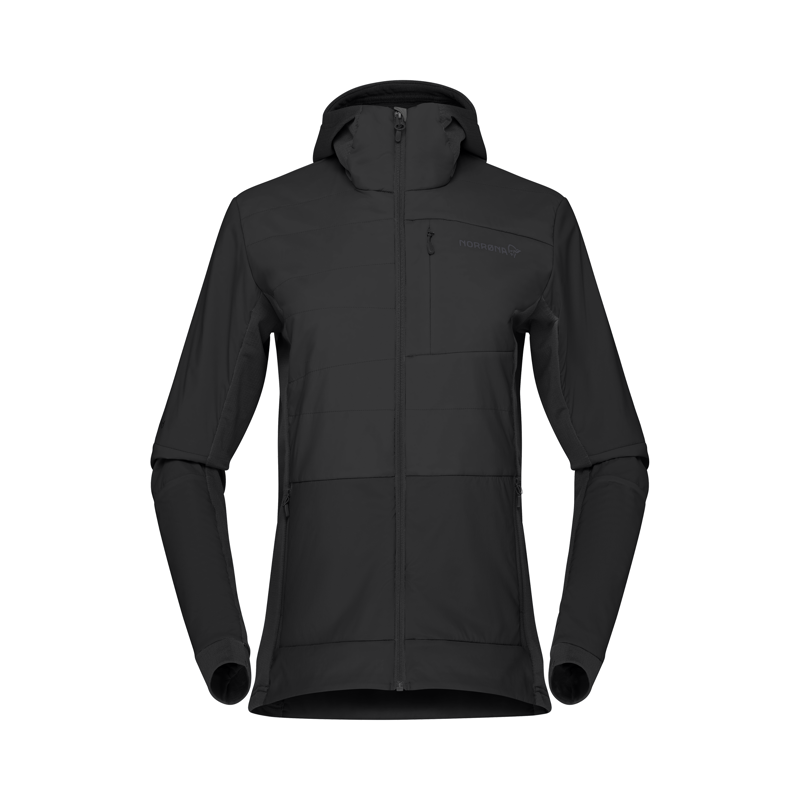 Norrona Women's Falketind Alpha90 Insulated Zip Hoodie Caviar
