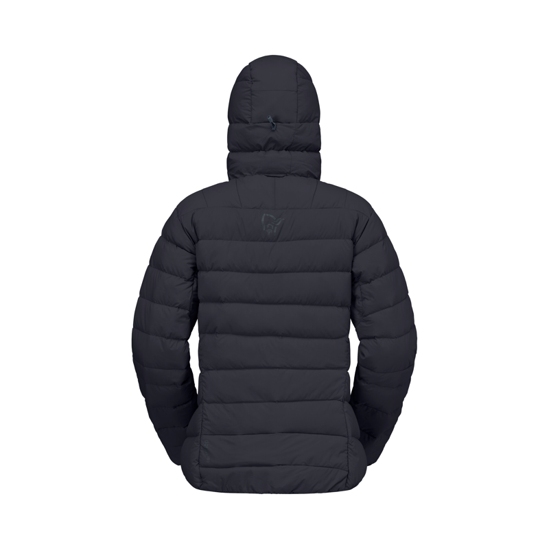 Norrona Women's Femund Down700 Zip Hooded Jacket Caviar Black-1