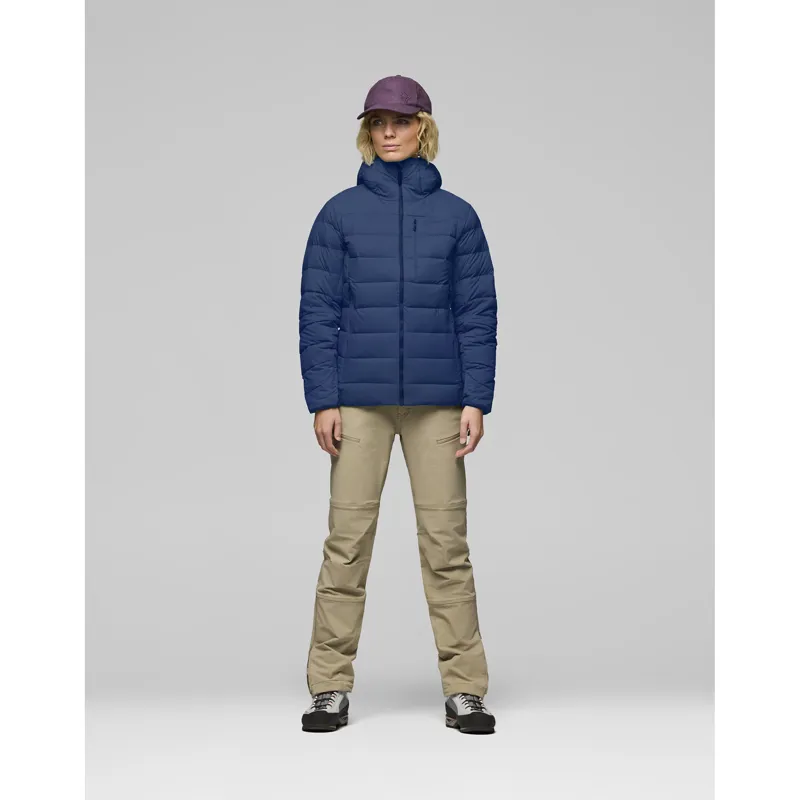 Norrona Women's Femund Down700 Zip Hooded Jacket Indigo Night-7