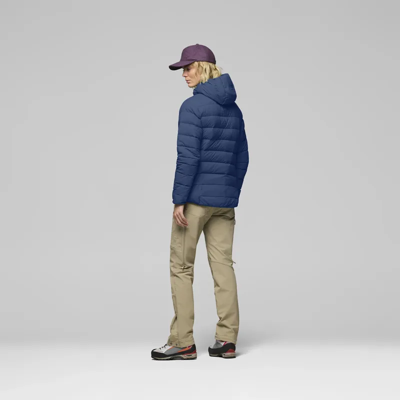 Norrona Women's Femund Down700 Zip Hooded Jacket Indigo Night-3