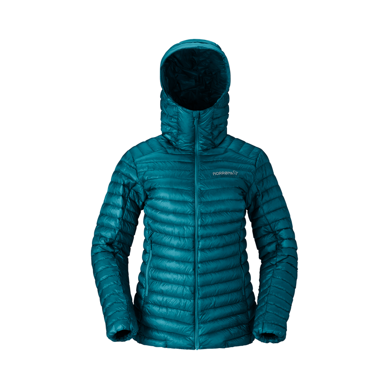 Norrona Women's Trollveggen Superlight Down800 Hooded Jacket Everglade