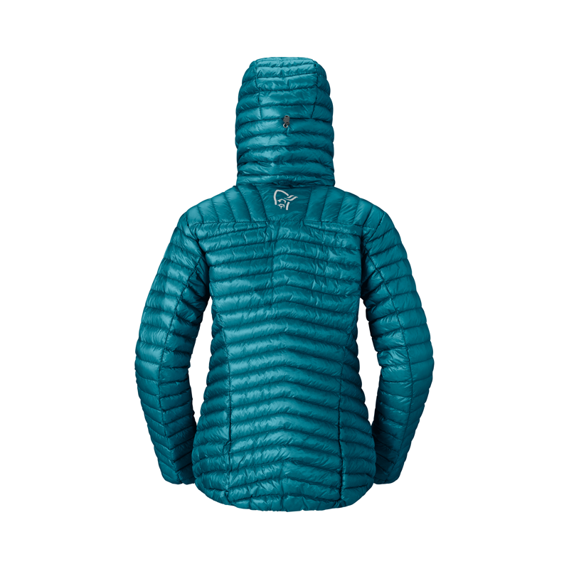 Norrona Women's Trollveggen Superlight Down800 Hooded Jacket Everglade-1