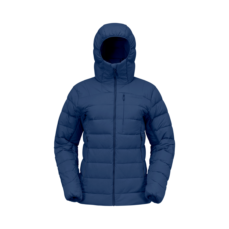 Norrona Women's Femund Down700 Zip Hooded Jacket Indigo Night