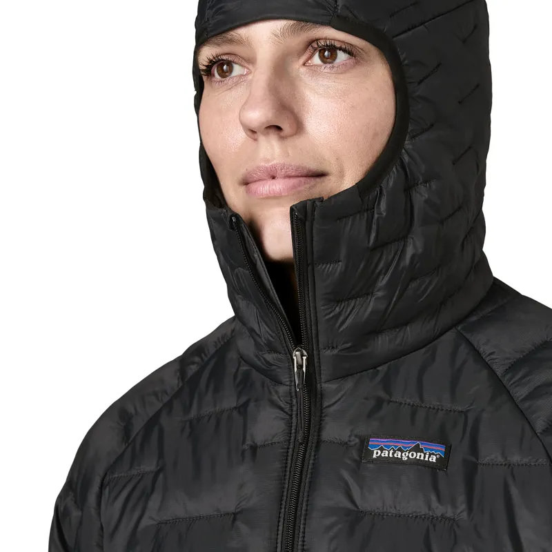 Patagonia Womens Micro Puff Hoody Black-10