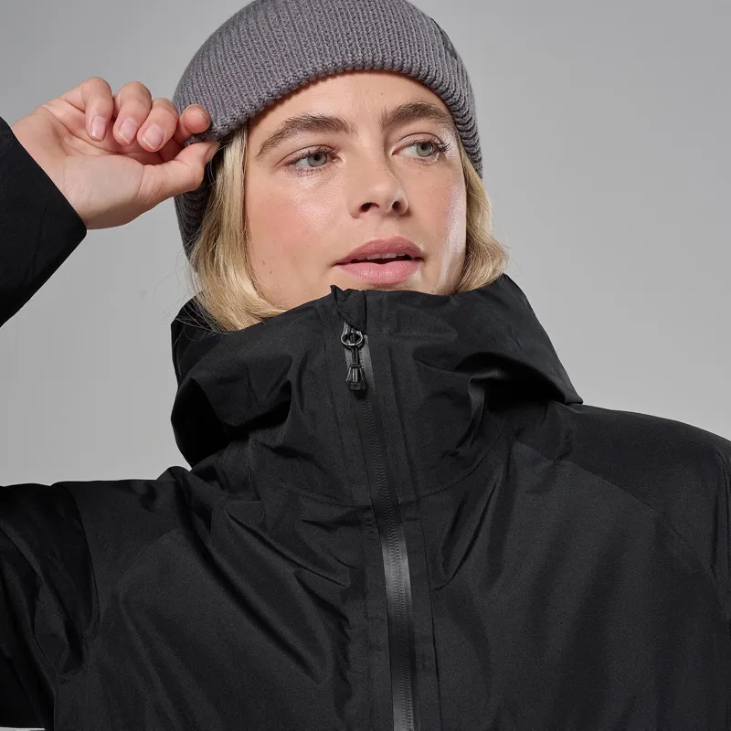 Montane Women's Spirit Long Insulated Jacket Black-3