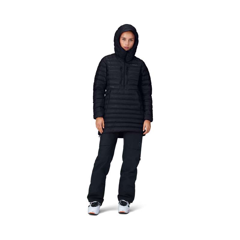 Norrona Women's Lofoten Down800 Anorak Caviar-2