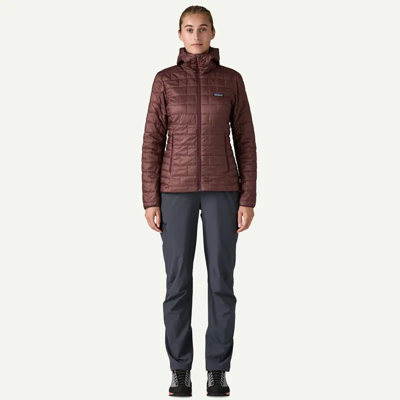 Patagonia Women's Nano Puff Hoody Dark Ruby-3
