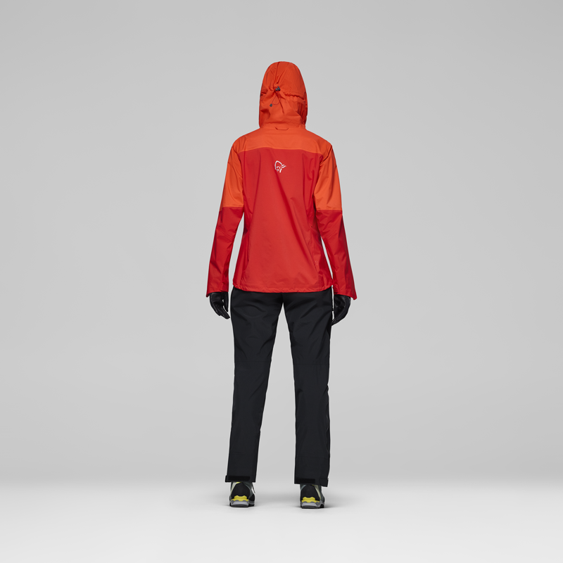 Norrona Women's Falketind Dri1 Jacket Aura Orange-6