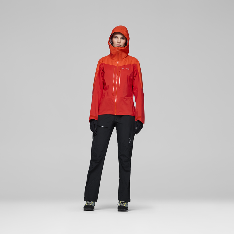 Norrona Women's Falketind Dri1 Jacket Aura Orange-5