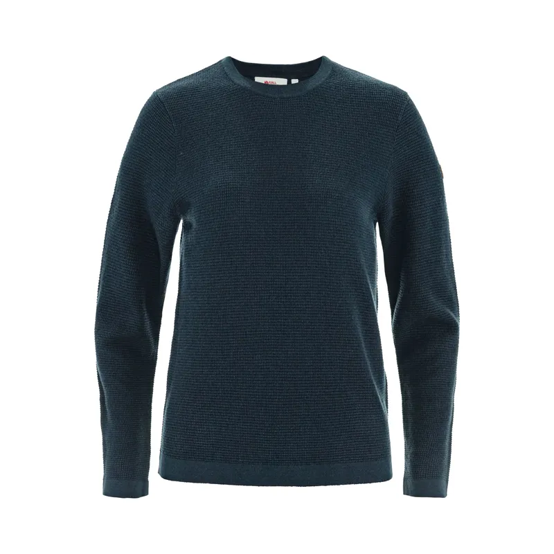 Fjallraven Women's Ovik Lite Knit Sweater Dark Navy