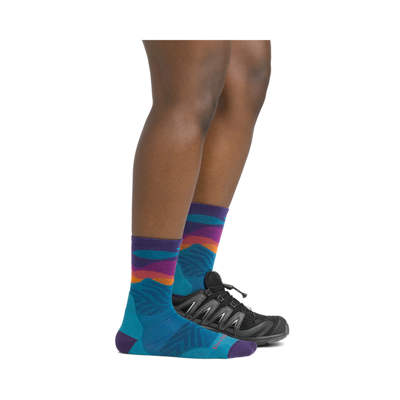 Darn Tough Women's Mirnavated Micro Crew Ultra-Lightweight Socks with Cushion Cascade-1