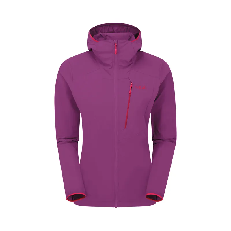 Rab Women's Borealis Alpine Hooded Jacket Plum