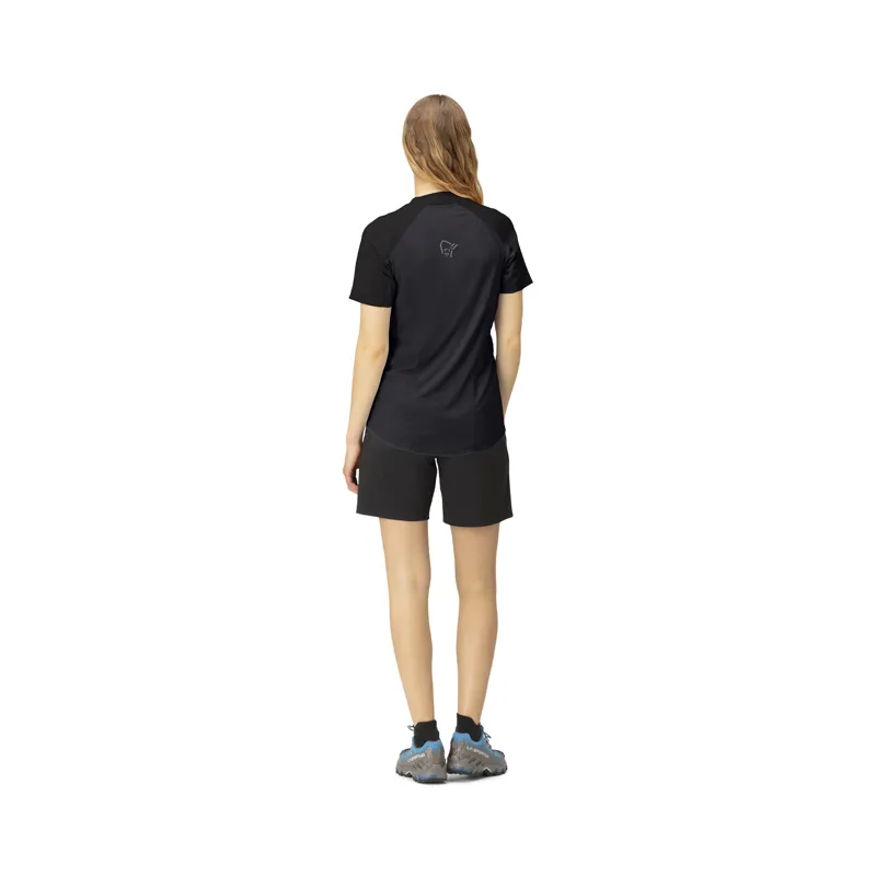 Norrona Women's Senja Equaliser Lightweight T-Shirt Caviar-3