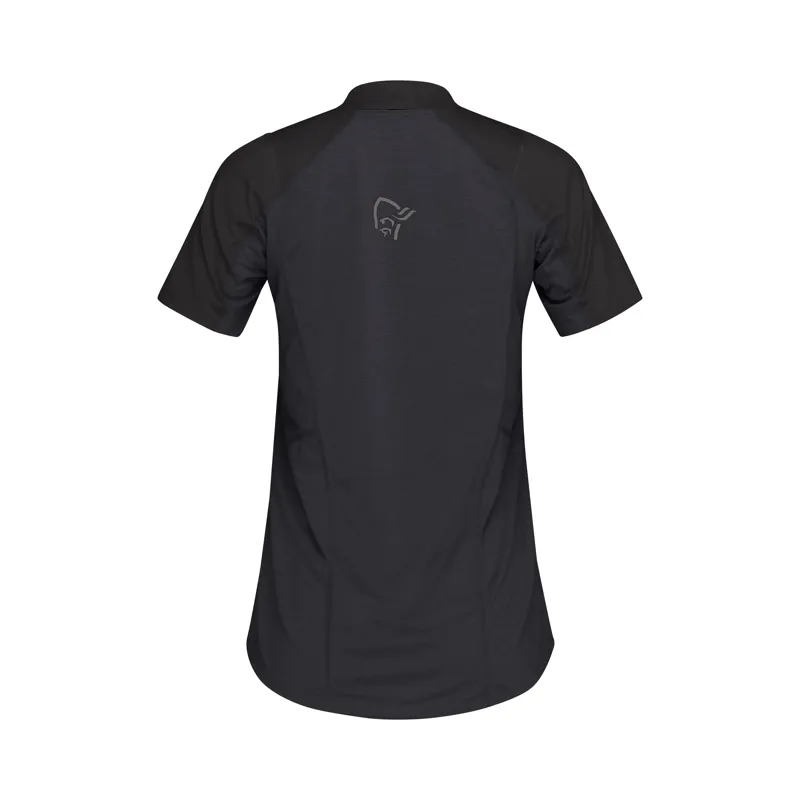 Norrona Women's Senja Equaliser Lightweight T-Shirt Caviar-1