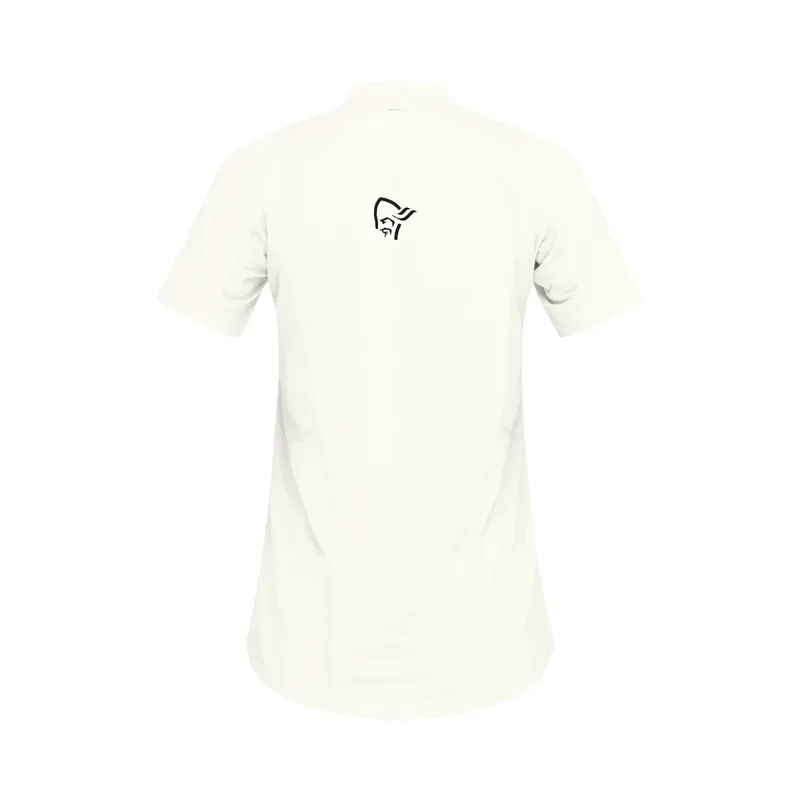 Norrona Women's Senja Equaliser Lightweight T-Shirt Snow White-1