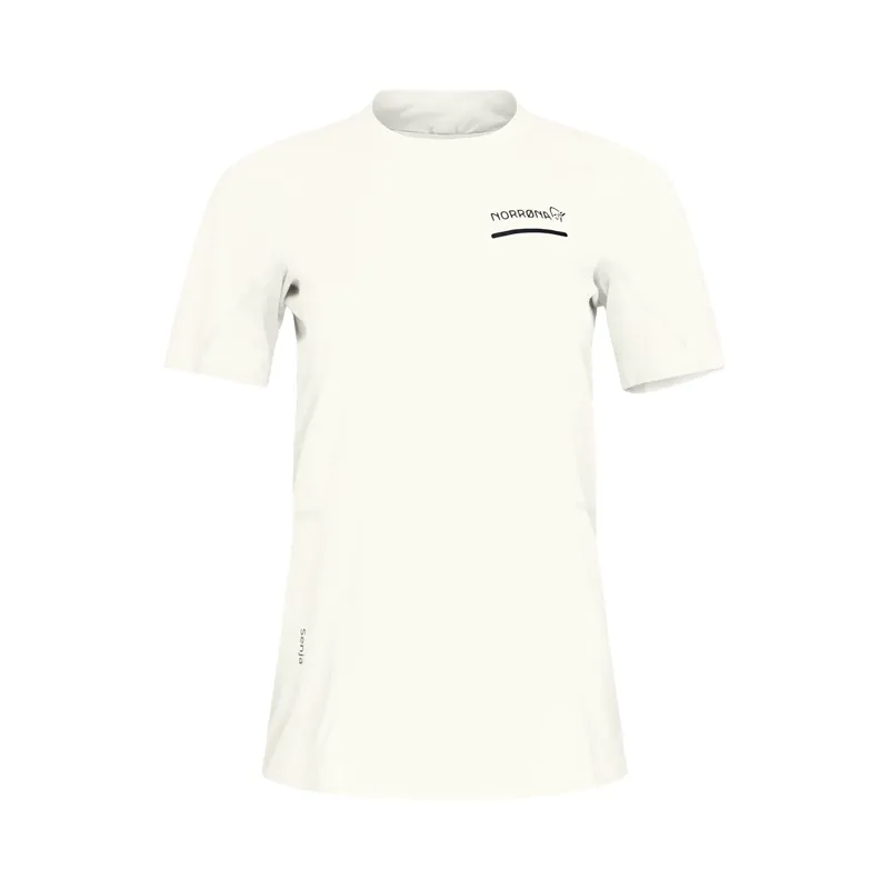 Norrona Women's Senja Equaliser Lightweight T-Shirt Snow White