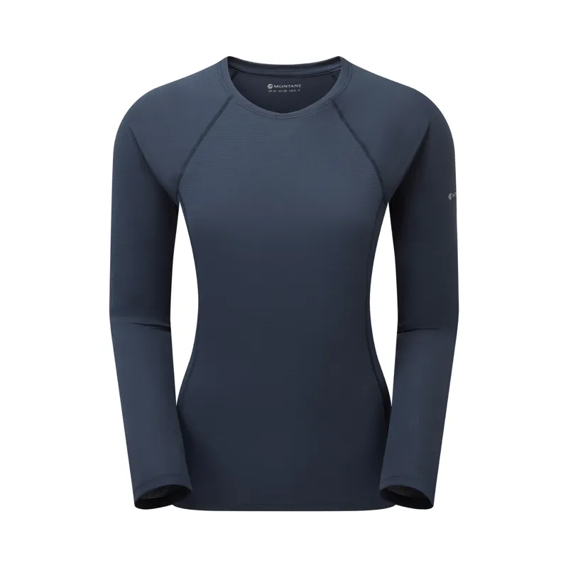 Montane Women's Dart Nano Long Sleeve T-Shirt Eclipse Blue