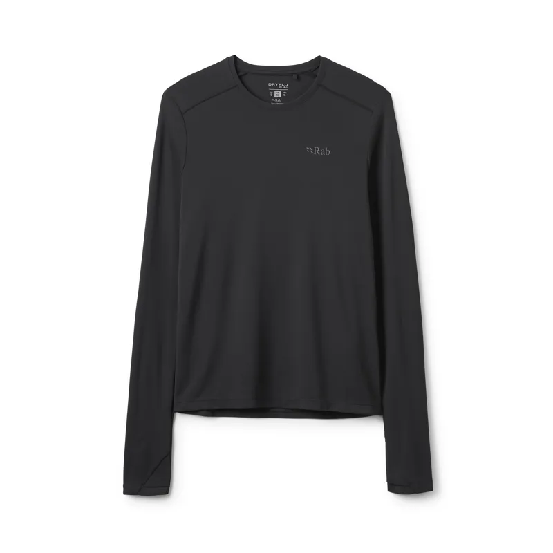 Rab Women's Force Long Sleeve Tee Black
