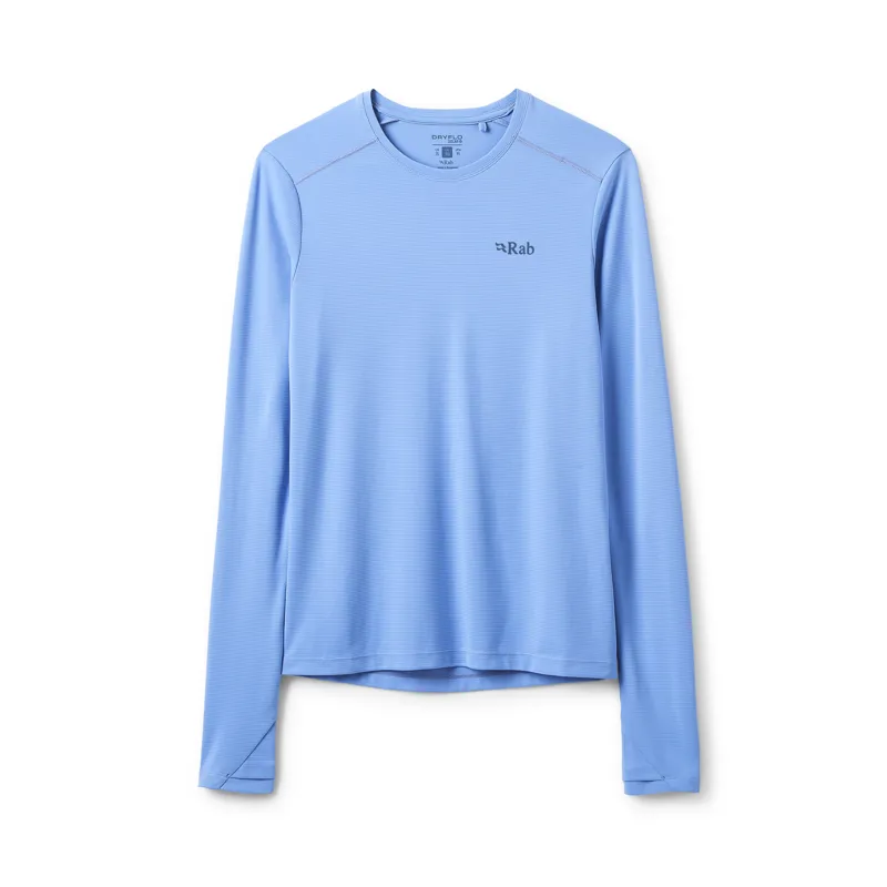 Rab Women's Force Long Sleeve Tee Bluebird