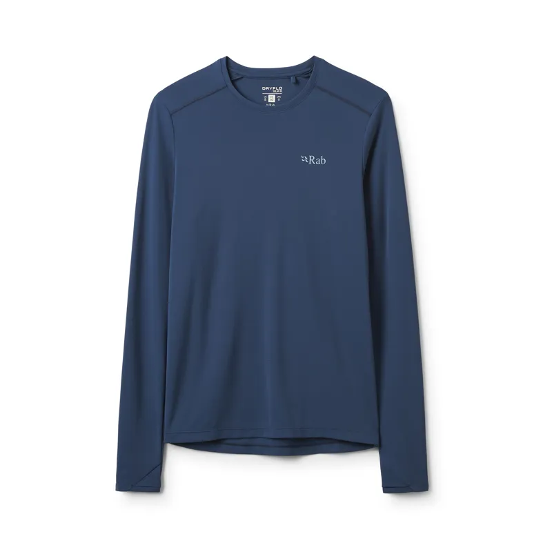 Rab Women's Force Long Sleeve Tee Tempest Blue