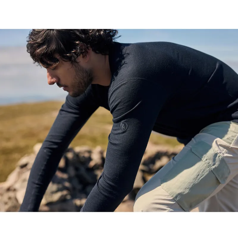 Artilect Men's Redstone Long Sleeve Crew Black-8