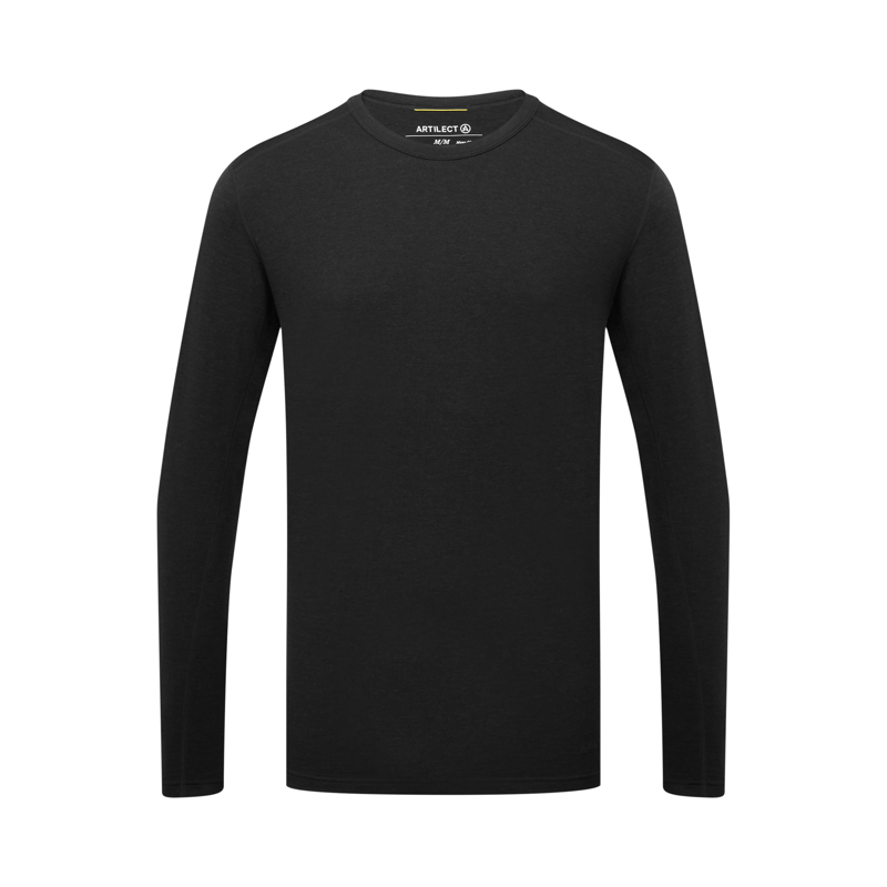 Artilect Men's Redstone Long Sleeve Crew Black