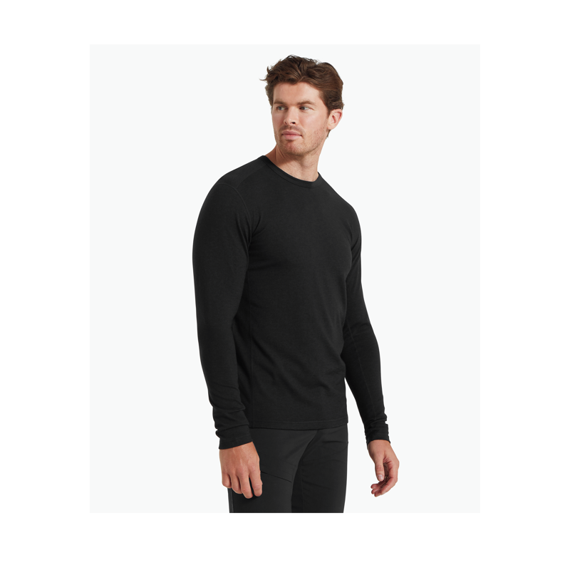 Artilect Men's Redstone Long Sleeve Crew Black-2