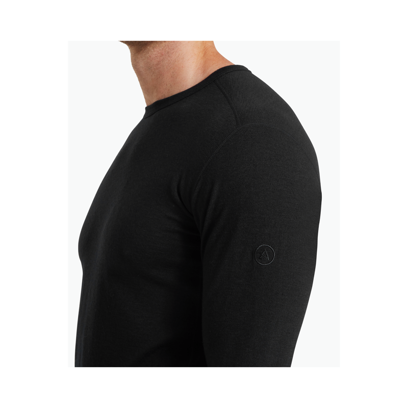 Artilect Men's Redstone Long Sleeve Crew Black-6