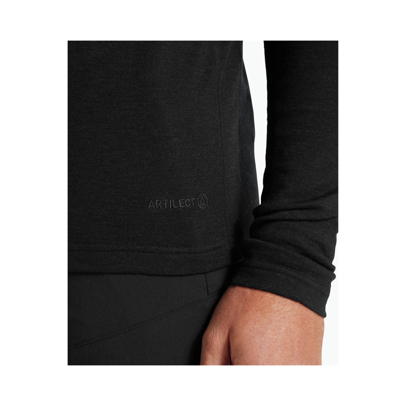 Artilect Men's Redstone Long Sleeve Crew Black-5