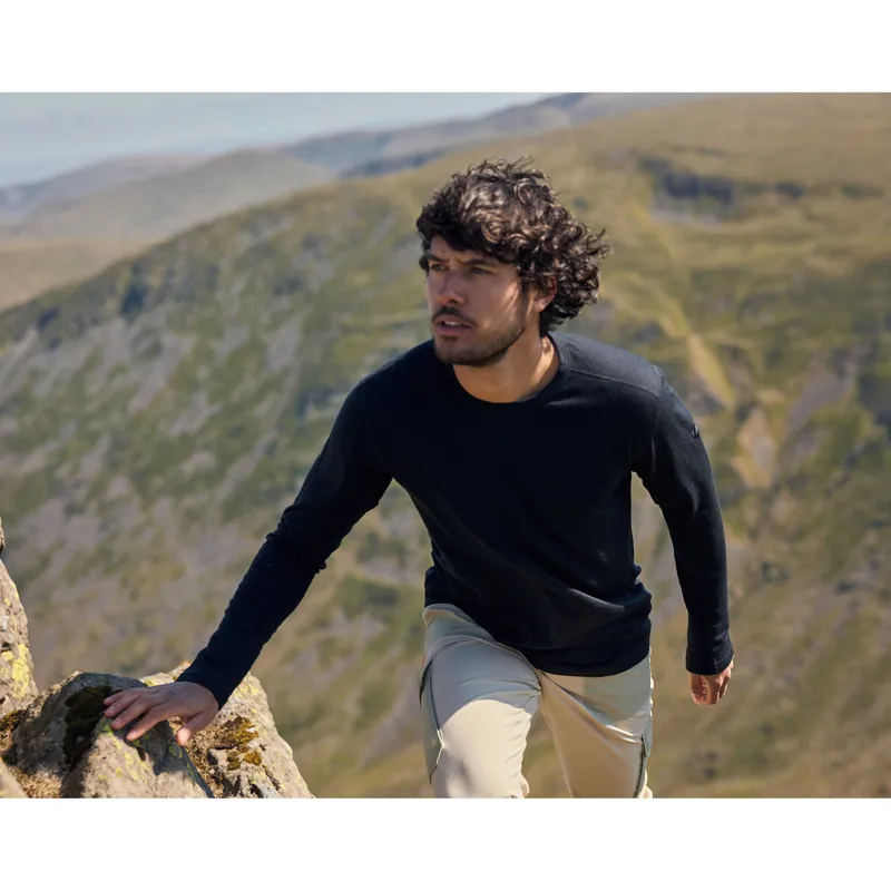 Artilect Men's Redstone Long Sleeve Crew Deep Green-7