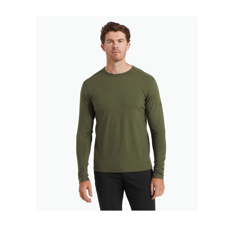 Artilect Men's Redstone Long Sleeve Crew Deep Green-1